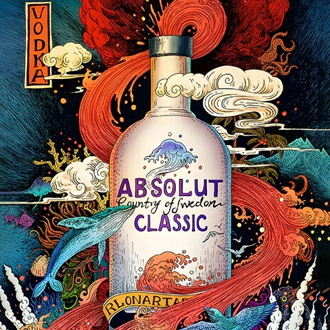 Absolut là top những chai vodka được yêu thích trên toàn thế giới