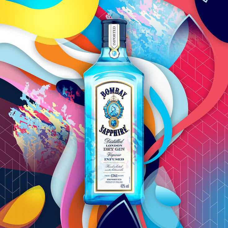 Bombay Sapphire là top những chai gin được yêu thích trên toàn thế giới